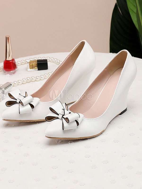 elegant white shoes
