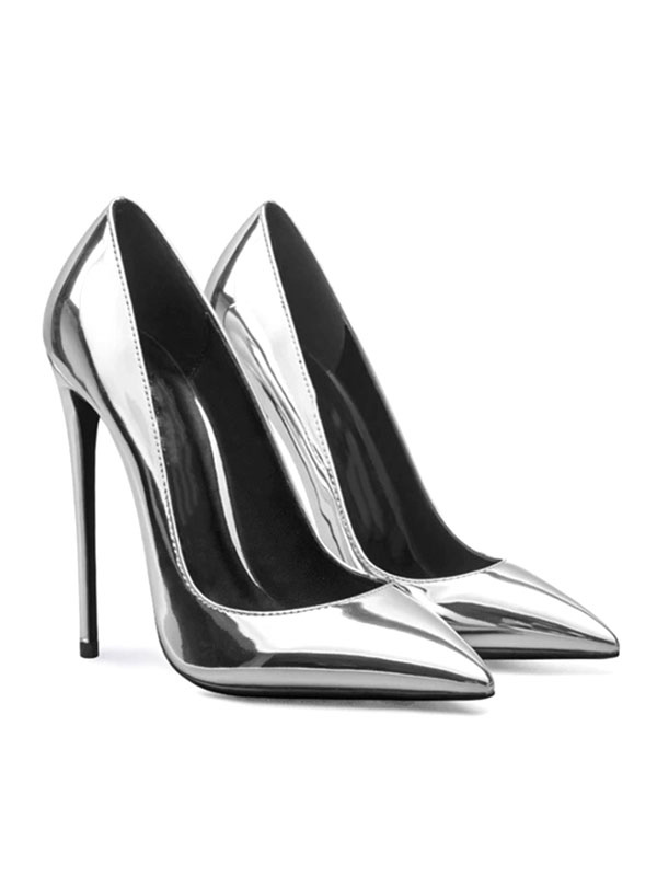 Woman's High Heels Slip-On Pointed Toe Stiletto Heel Fashion Plus Size ...