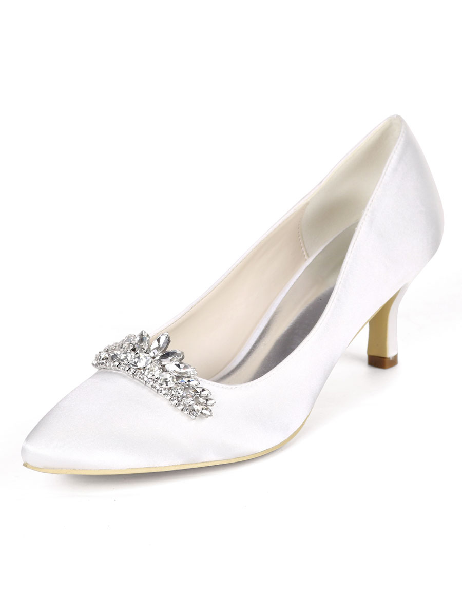 low wedge bridal shoes