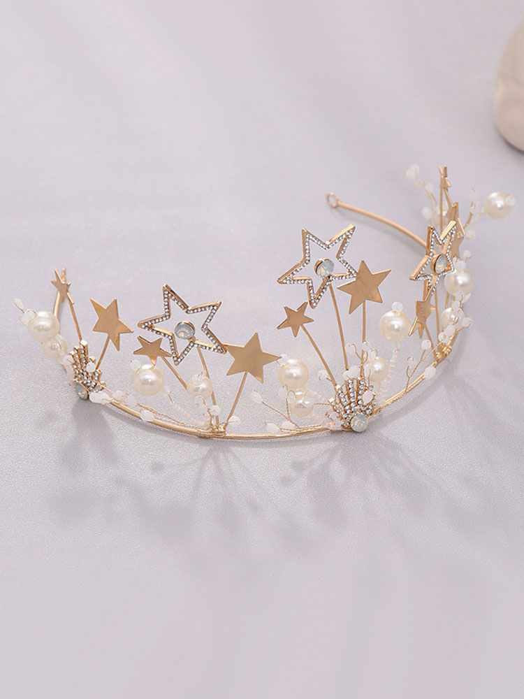 Couronne De Mariée Strass - Diadème Brillant, Durable, Hypoallergénique - Pour Mariage, Fête, Photo, Déguisement - 10
