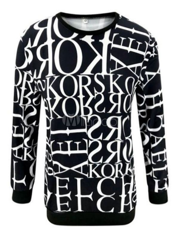 Sudadera con estampado de letras de