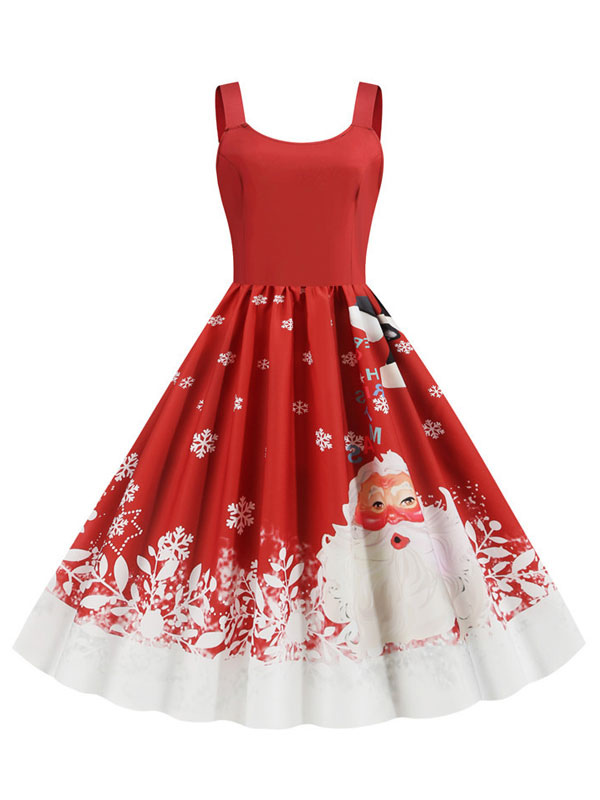 christmas rockabilly dress