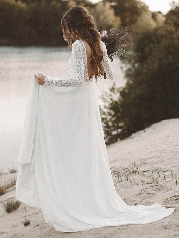 robe mariée dos ouvert