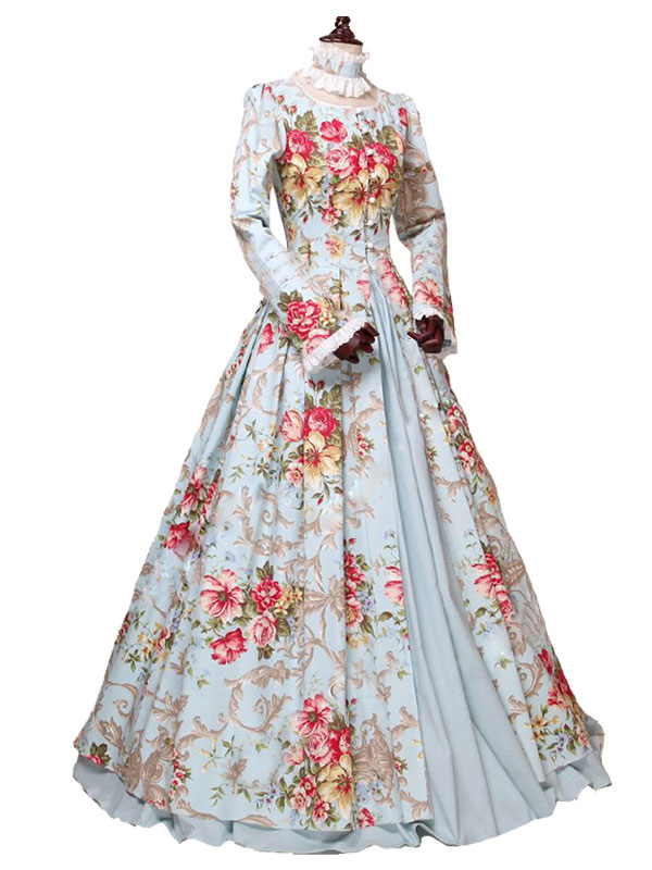 Renaissance Victorian Period Prom Dress Masquerade Ball Gown Steampunk 119 