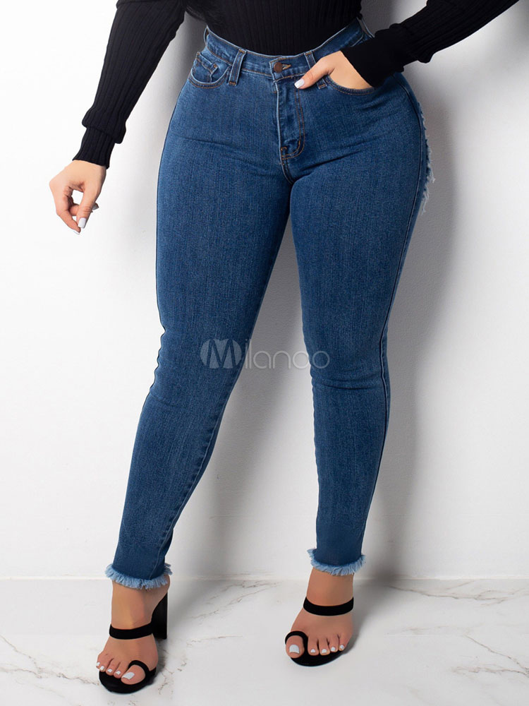 Jeans da donna Jeans skinny attillati - Milanoo.com