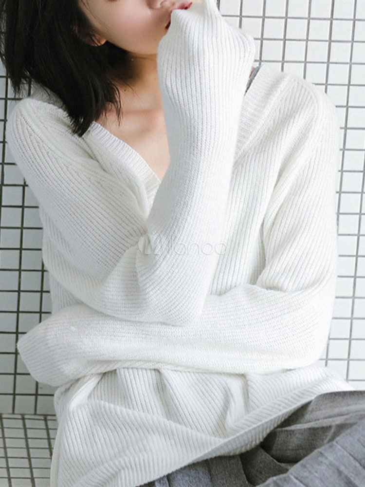 maglioni bianchi donna