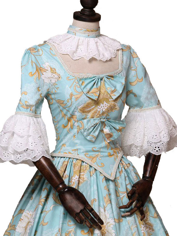 Costumes Costumes | Victorian Dress Costume Women's Light Sky Blue ...