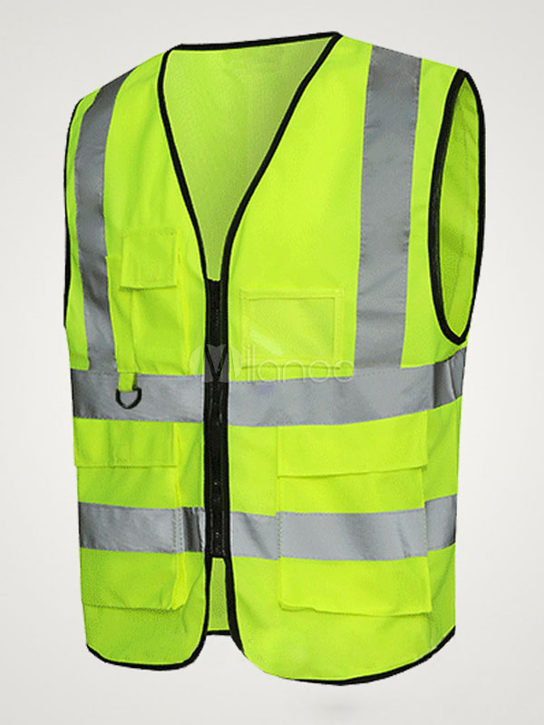 Gilet Fluorescente Riflettente Banbie ad Alta visibilit/à