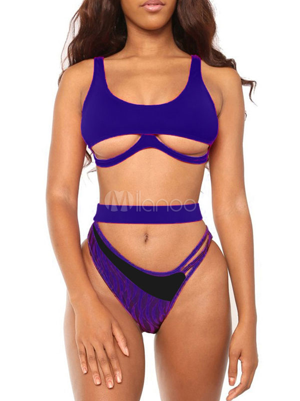 royal purple bikini