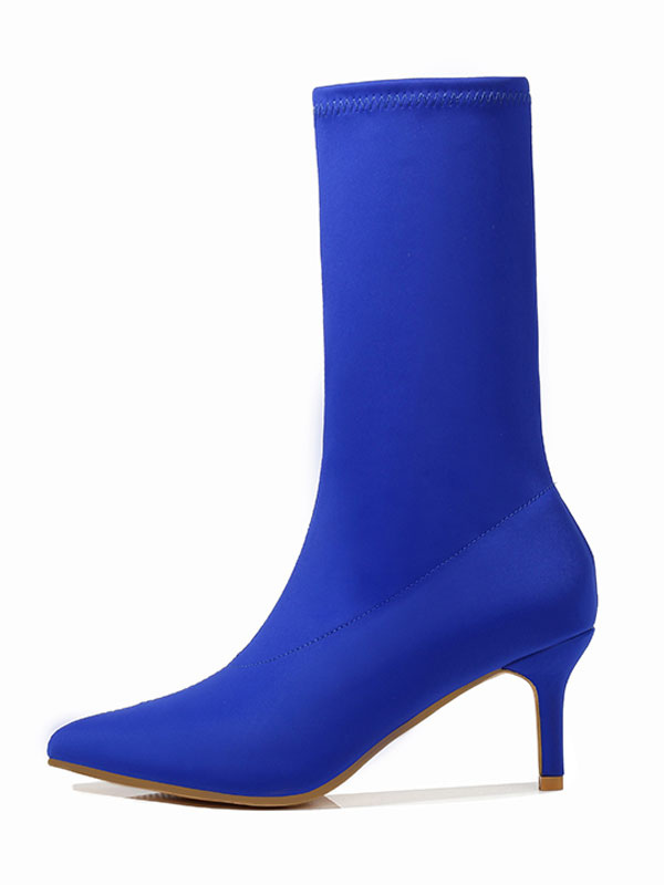 blue sock boots