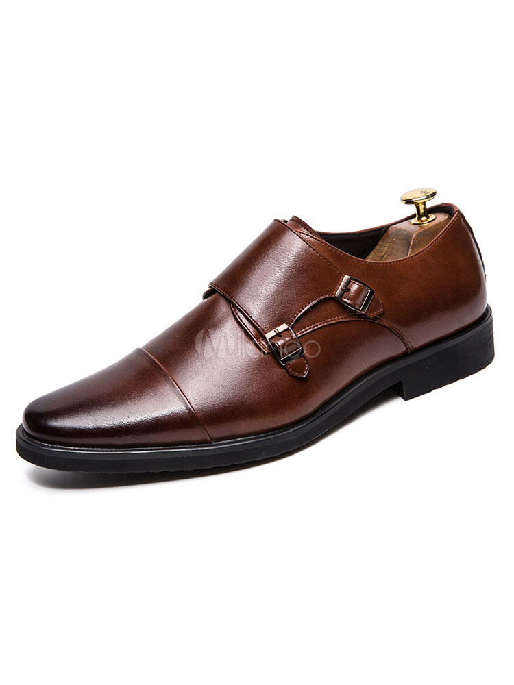 strap formal shoes