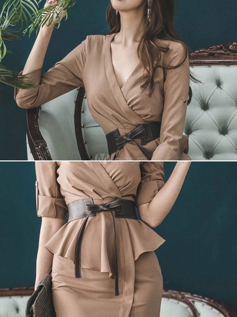 MOLEARNI Robe D'Été Femme Sans Manches Col V - Robe T-Shirt Décontractée Plage Et Quotidien, Légère Et Aérée