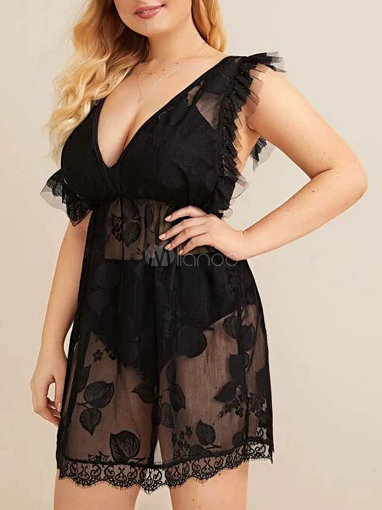 robe transparente grande taille