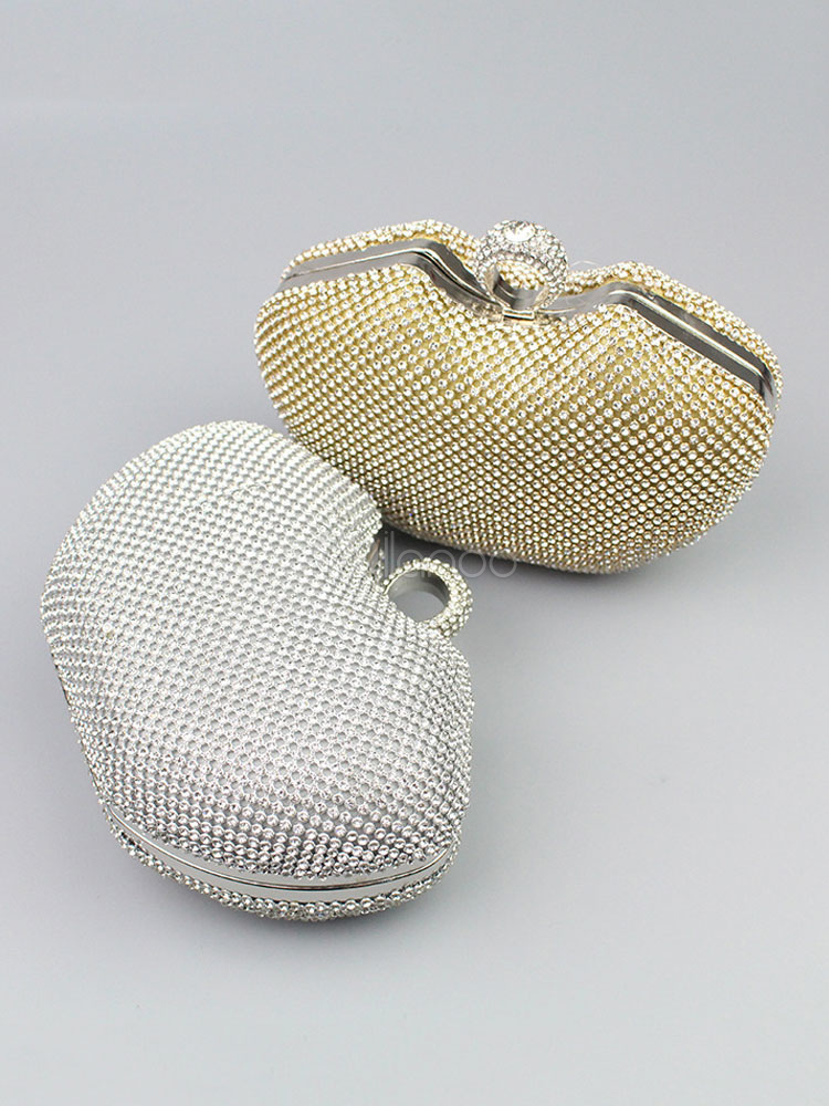 Gold Wedding Purse Handbags Beading Bridal Party Evening Clutch Bags