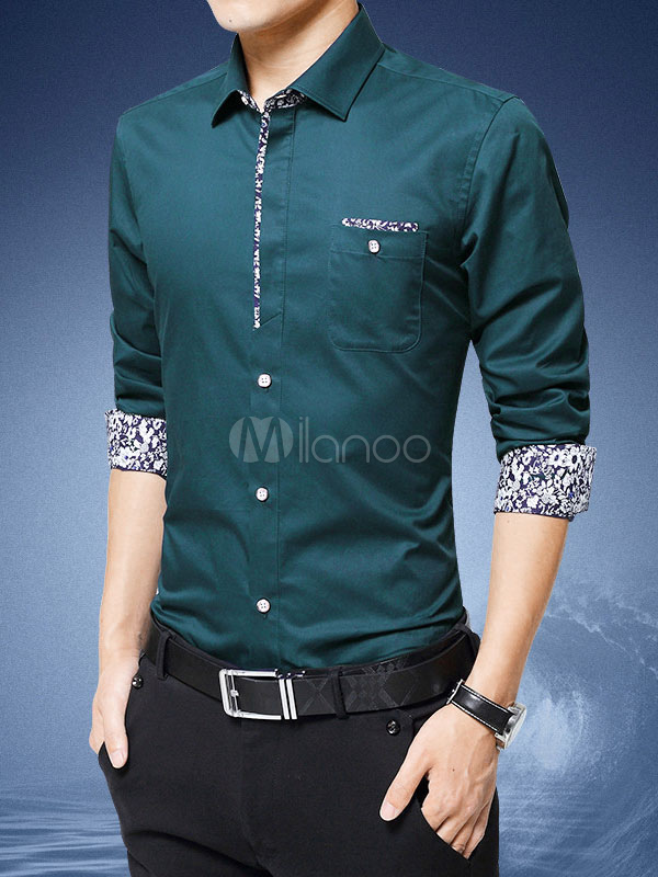 floral formal shirts mens