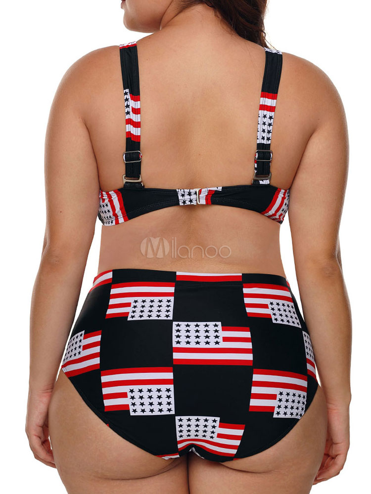 4th of july bathing suits plus size