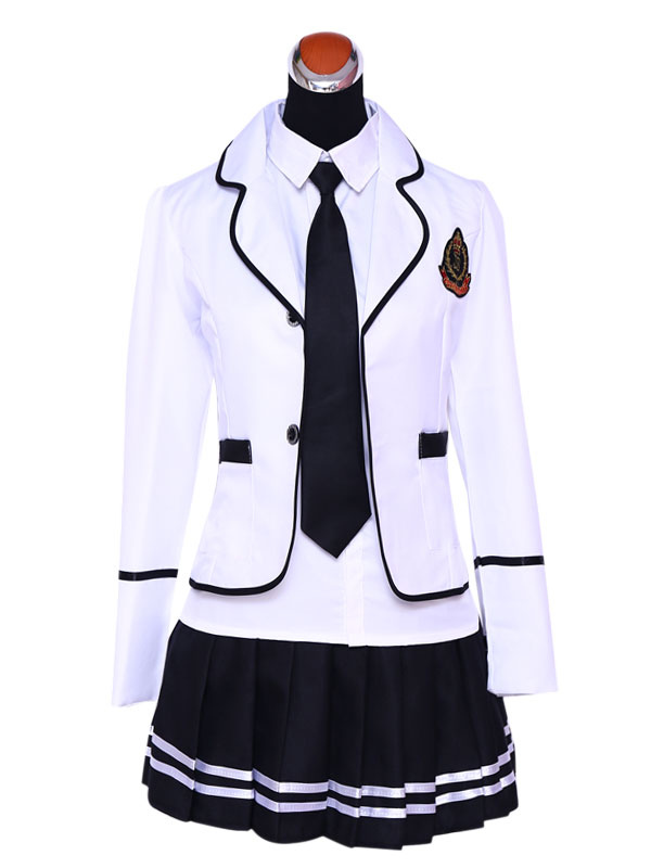 Anime School Girl Uniform Kawaii British School Uniform Suit Halloween ...
