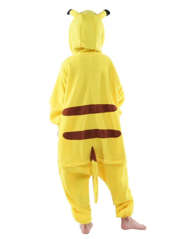 vergeven onderhoud bende Kigurumi Pajamas Pikachu Onesie For Kids Yellow Christmas Winter Sleepwear  Mascot Animal Costume Halloween - Costumeslive.com