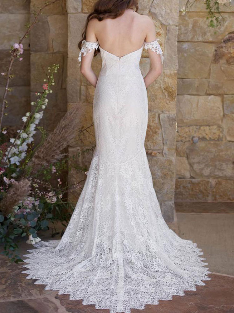 One Shoulder Mermaid Wedding Dresses 2022