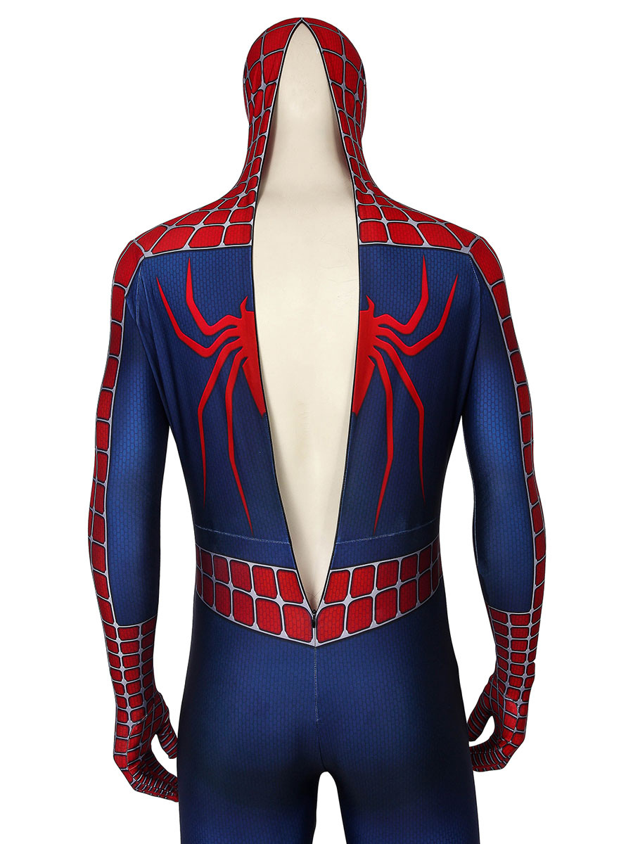 Spider-man Classic Cosplay Suit Tobey Maguire Edition Spiderman Cosplay ...
