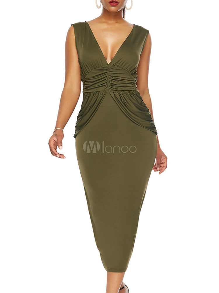 hunter green sheath dress