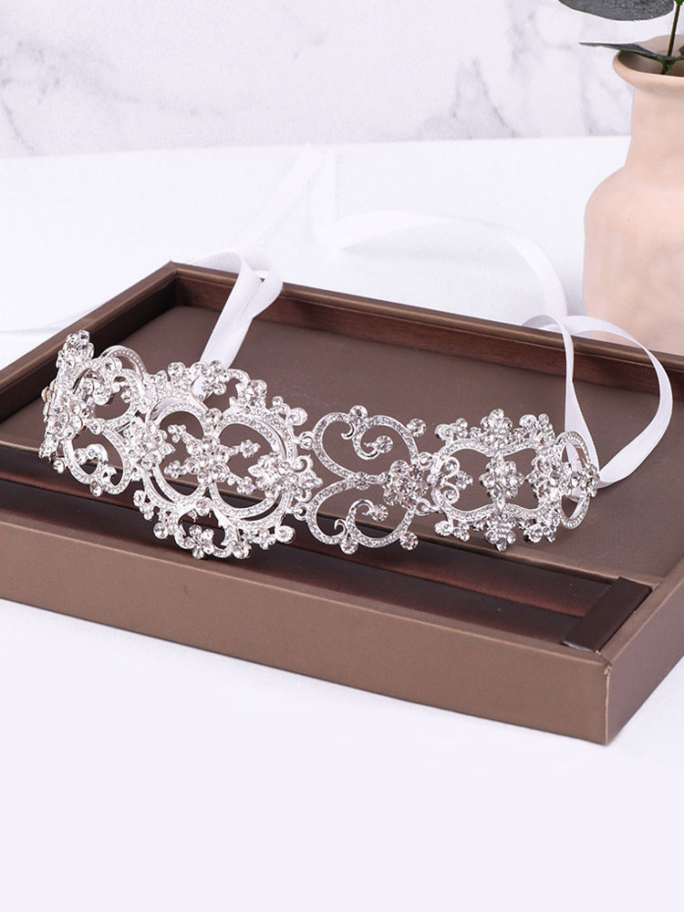 Wedding & Events Wedding Accessories | Wedding Headpieces Headwear Rhinestone Metal Bridal Hair Accessories - PE59850