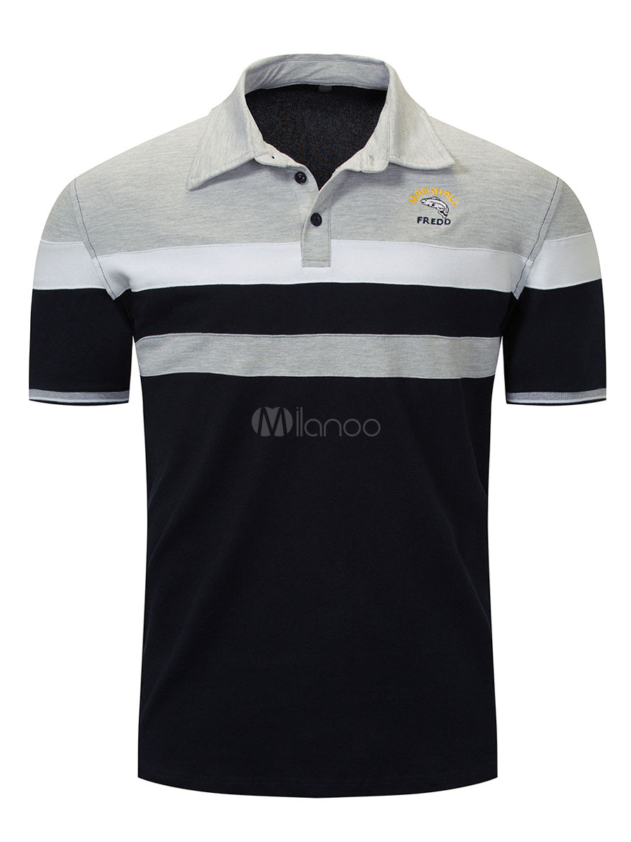 polos grises hombre