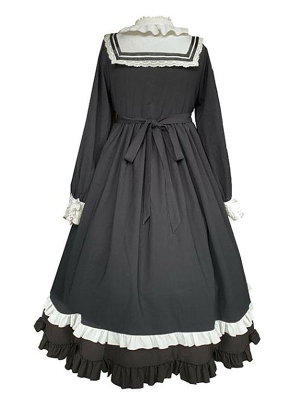 frill one piece dress