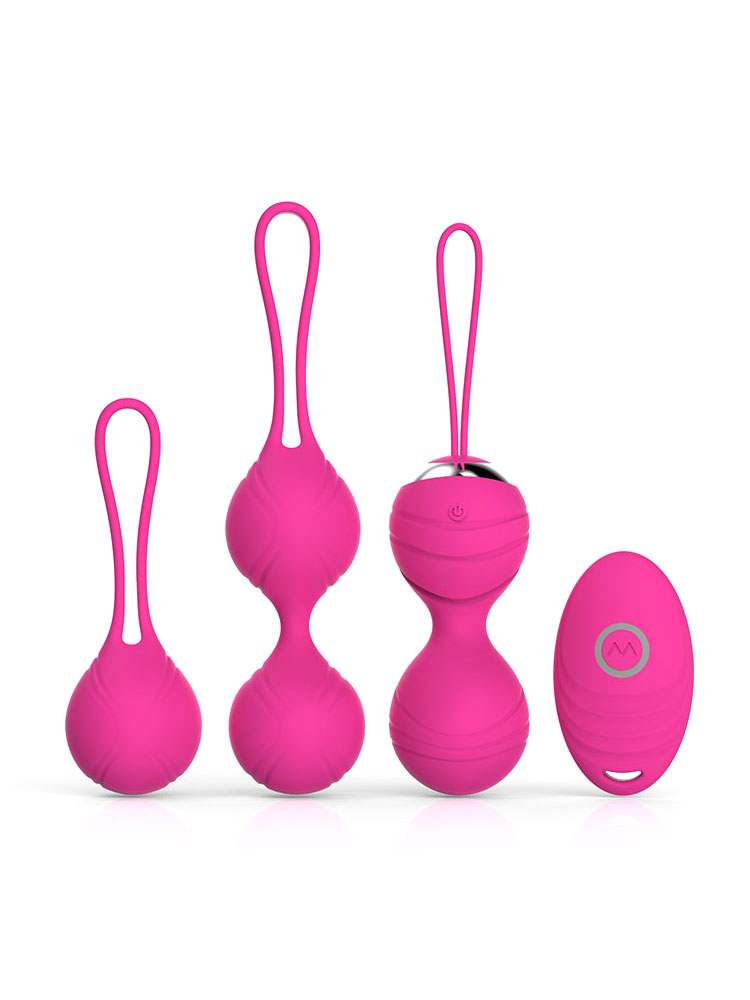 2 In 1 Remote Sex Toys Vibrating Kegel Balls For Women Beginners