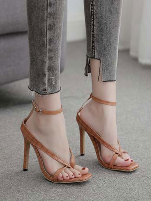 stiletto thong sandals