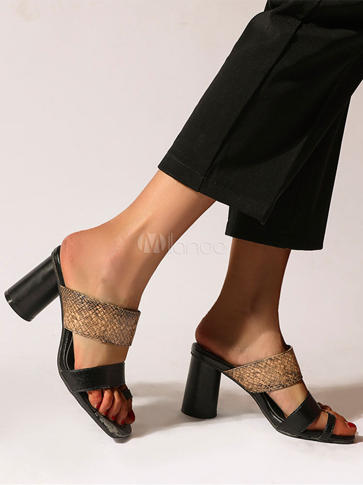 High Heel Sandals Women Open Toe Loop 