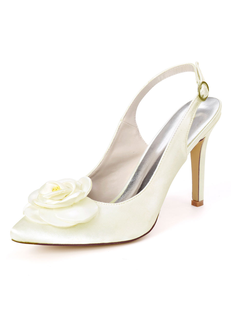 no heel bridal shoes