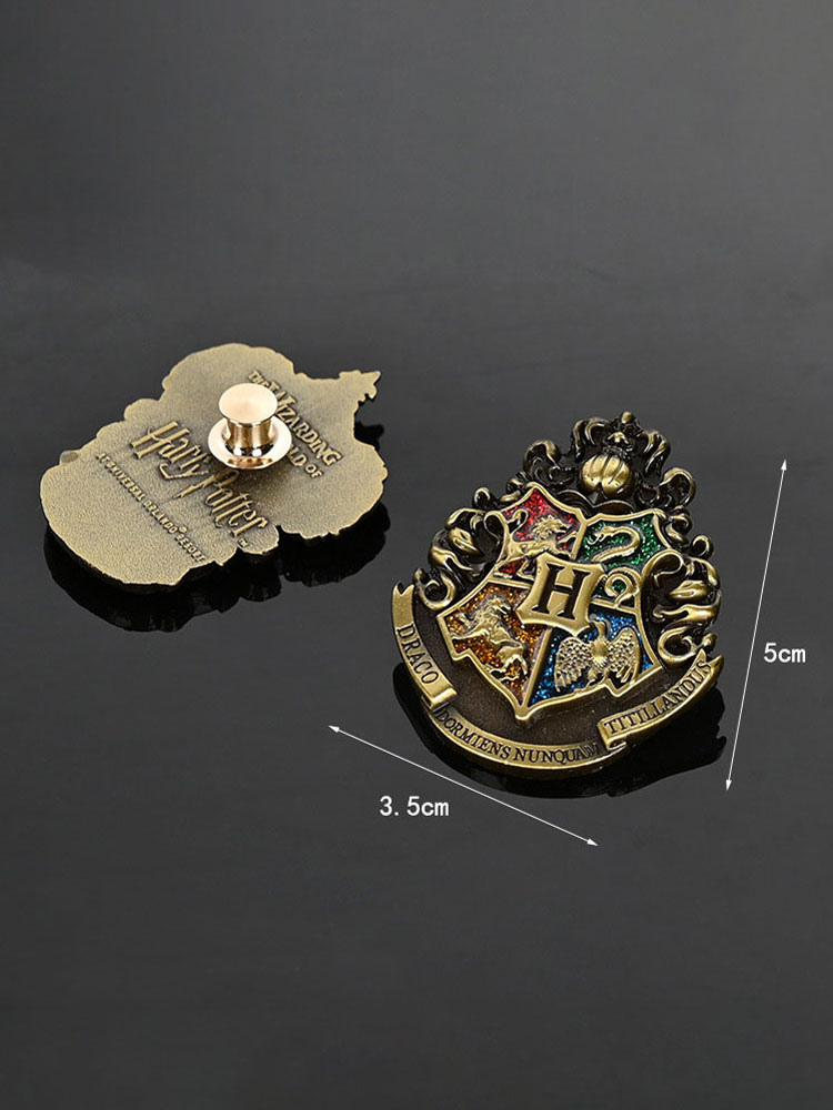 Harry Potter Badge Broche Gryffondor Poufsouffle Serdaigle Serpentard
