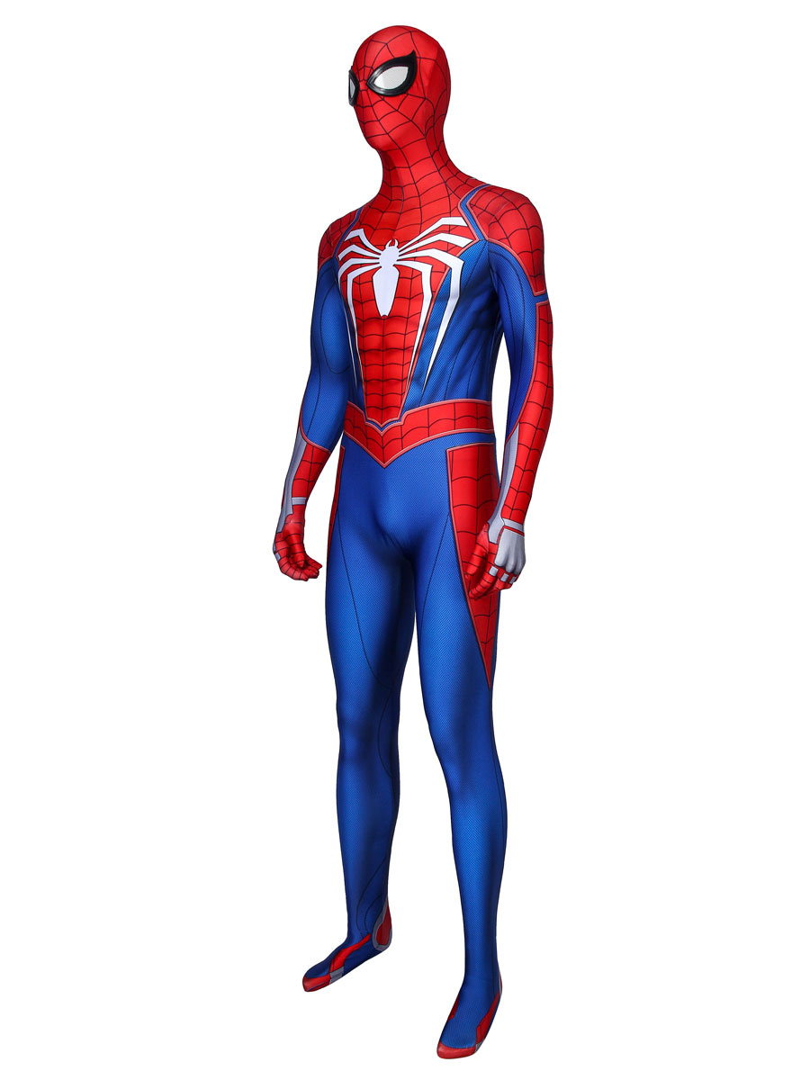 Disfraz de Cosplay de Spider Man Advanced Suit Lycra Spandex Adultos Marvel  PS4 Game Disfraz de Cosplay 