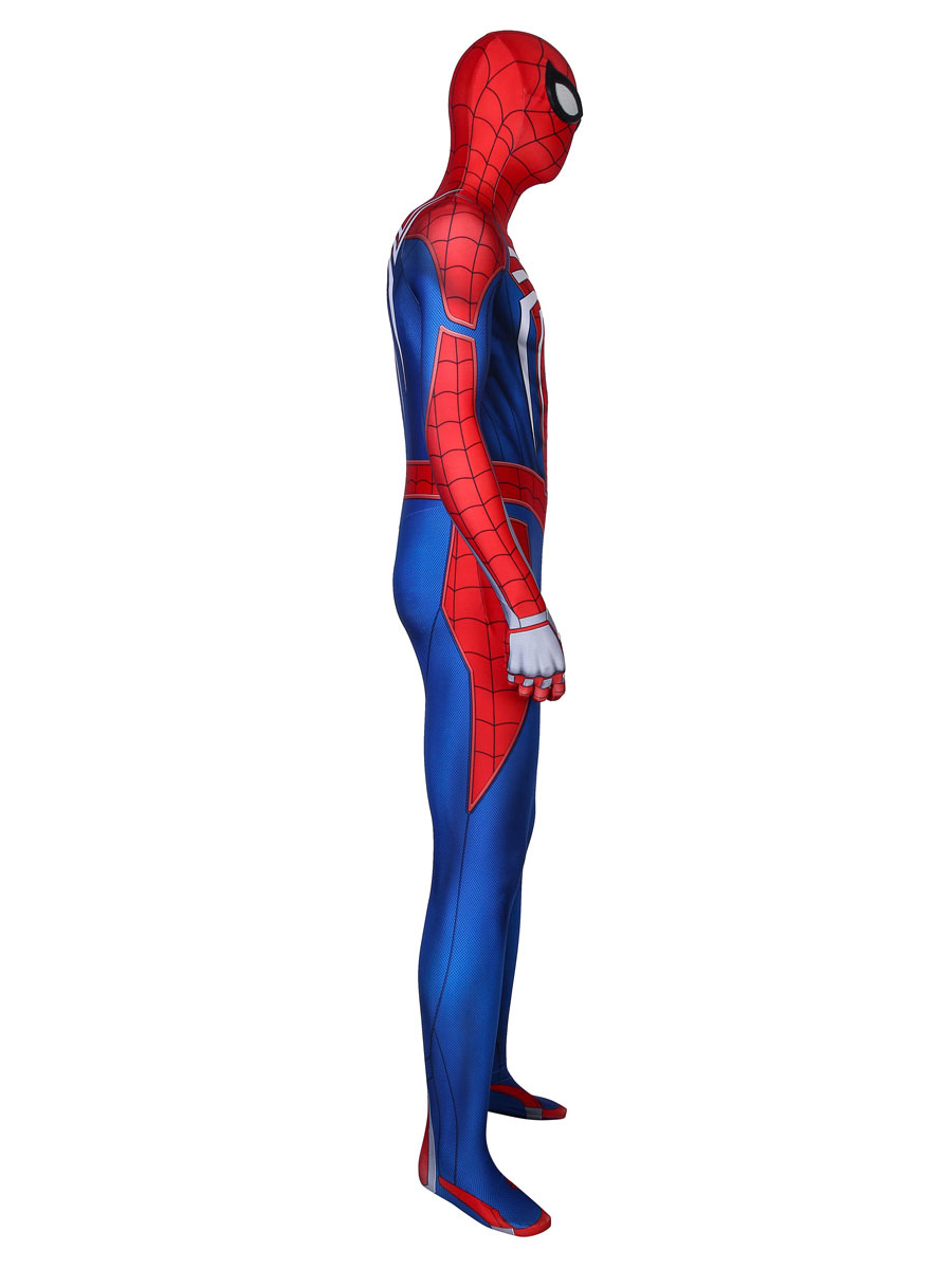 Traje Cosplay de Homem Aranha Avançado Lycra Spandex Adultos Marvel PS4 Jogo  Traje Cosplay Gatos - Costumeslive.com