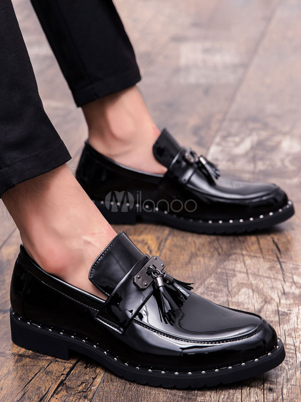 Loafer Shoes For Men Fashion Leather Pointed Toe SlipOn Men's Loafer