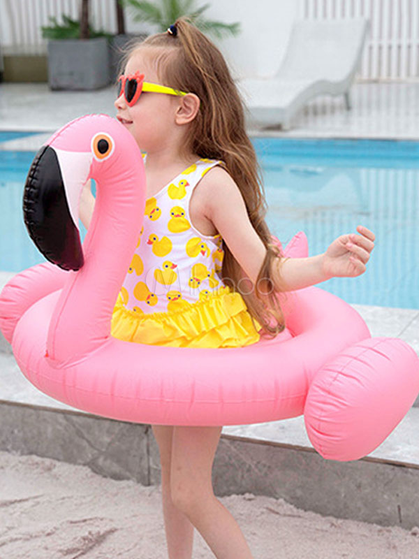 Swim Inflatable Float Flamingo Swimming Ring Pool Toy For Kids ...