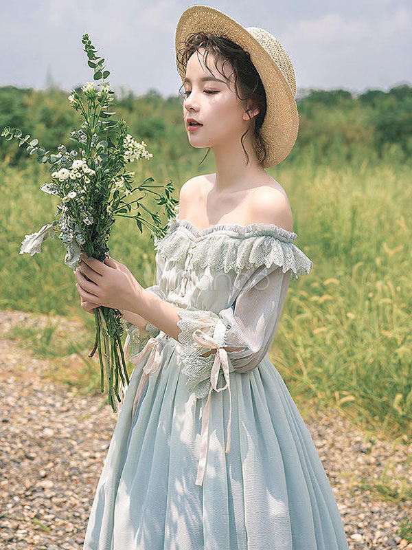 Lolita OP Dress Country Pastoral Style Remembrance Of Things Past Light ...