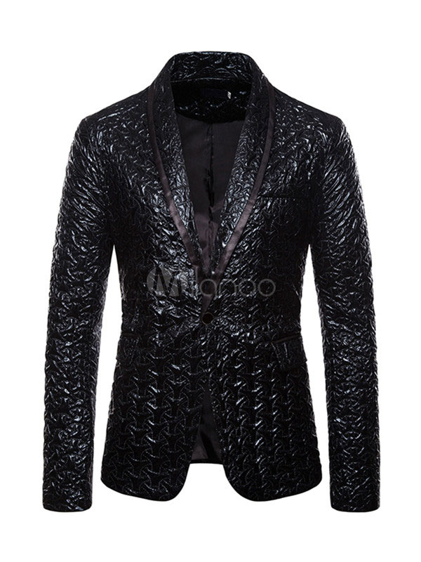 Blazers Jackets Men Gold Stamping Casual Suits For Men