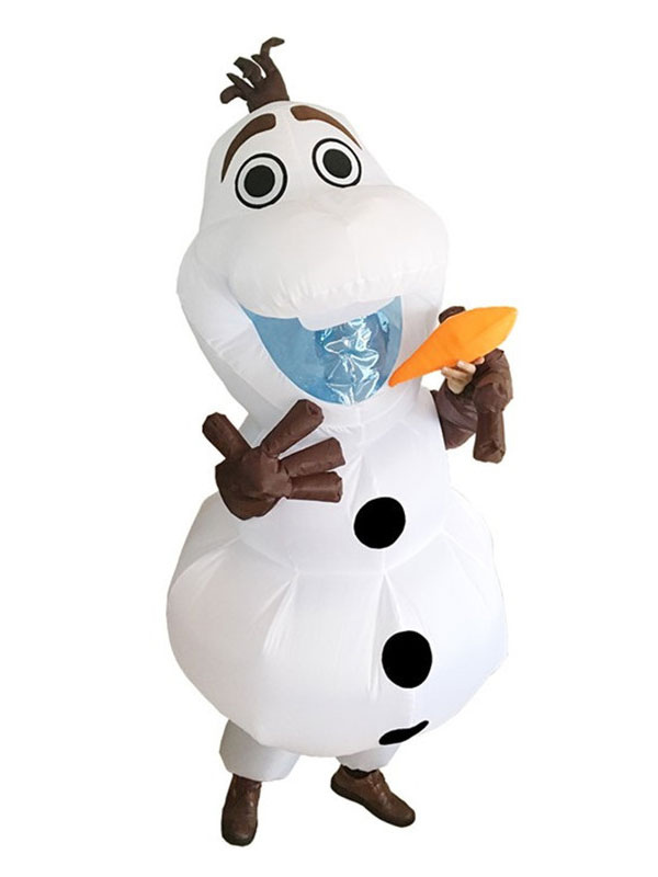 Olaf Costume Inflatable Costume Fancy Party Dress Birthday Outfit Adult Size Costume