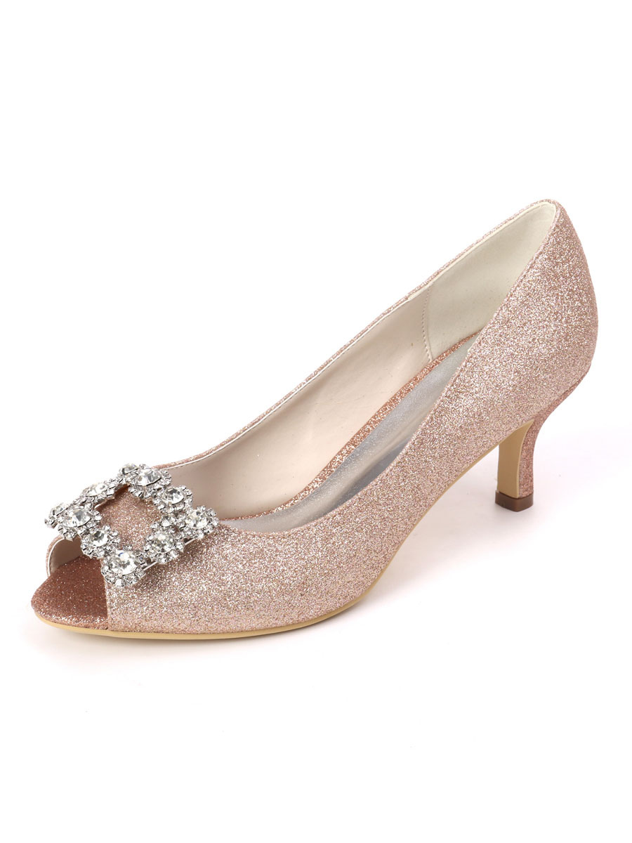 champagne bridal shoes
