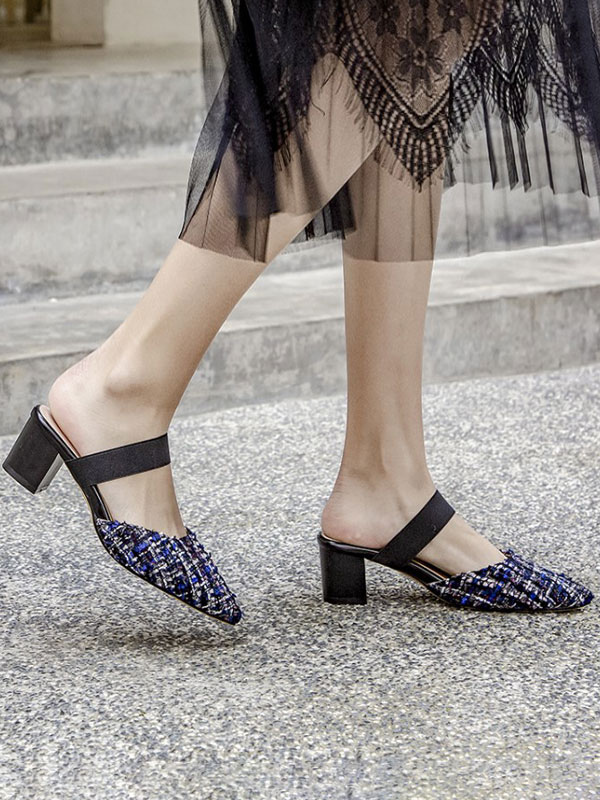 backless shoes mules