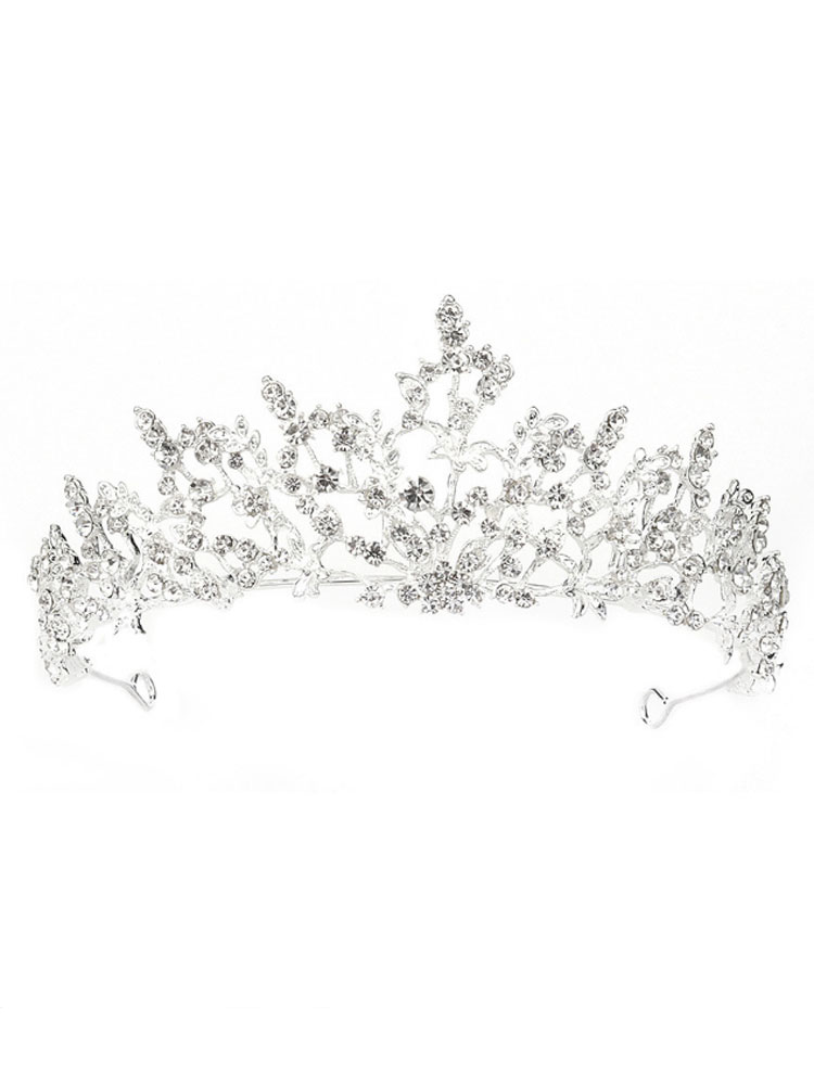 Boda Accesorios de boda | Tocados hechos a mano de diamantes de imitación Tiara de boda Accesorios para el cabello de novia de metal - OE47415