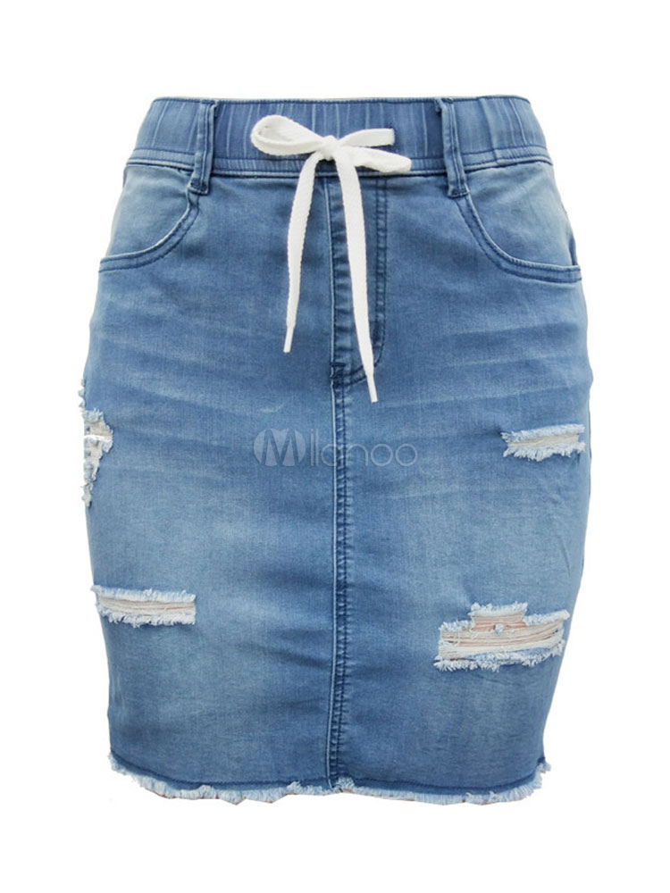 denim skirts for women