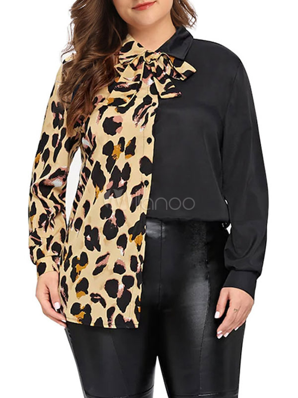 camicia leopardata donna