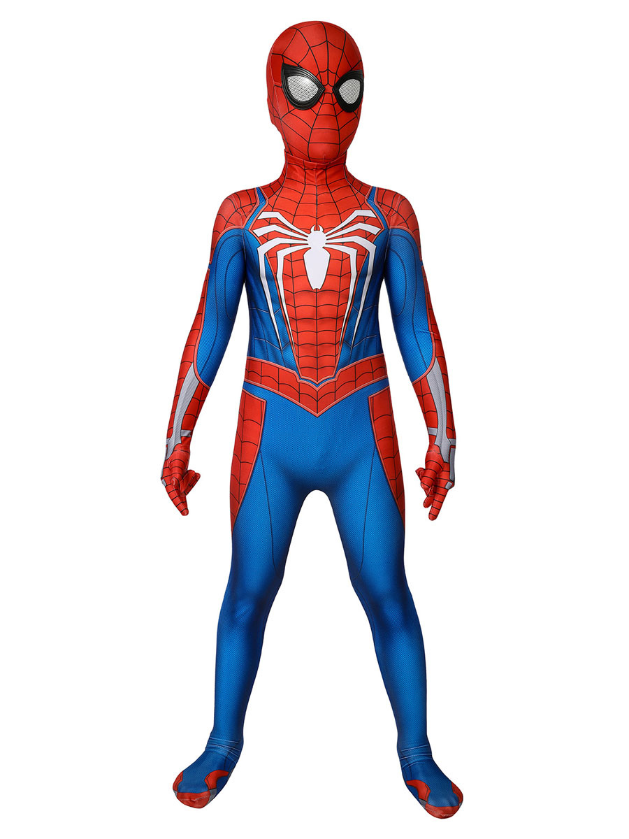 Spider-Man Kids Cosplay Jumpsuit Marvel 2018 PS4 Game Cosplay Costume ...