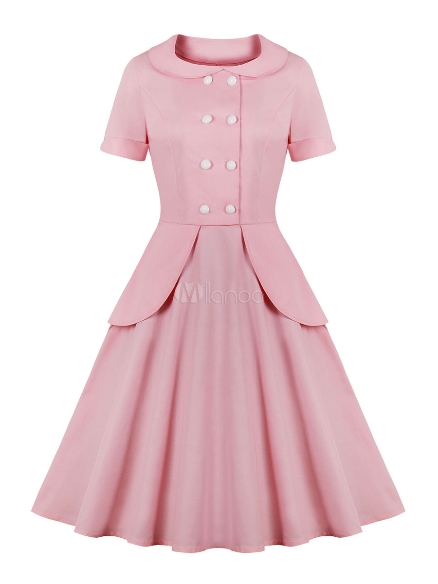 vestido vintage rosa