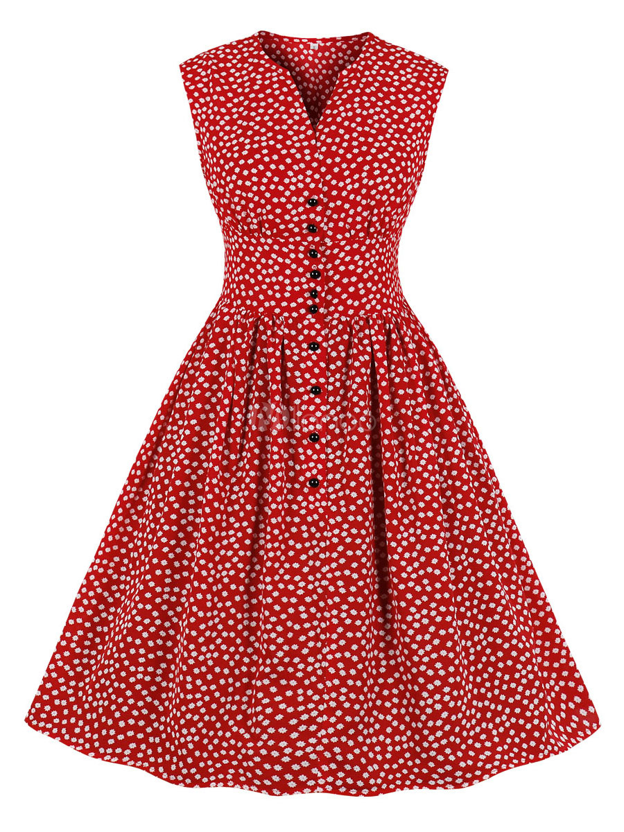 Damen Strandkleid Sommer Leicht - Plissiertes Musselinkleid Mit Blumendruck