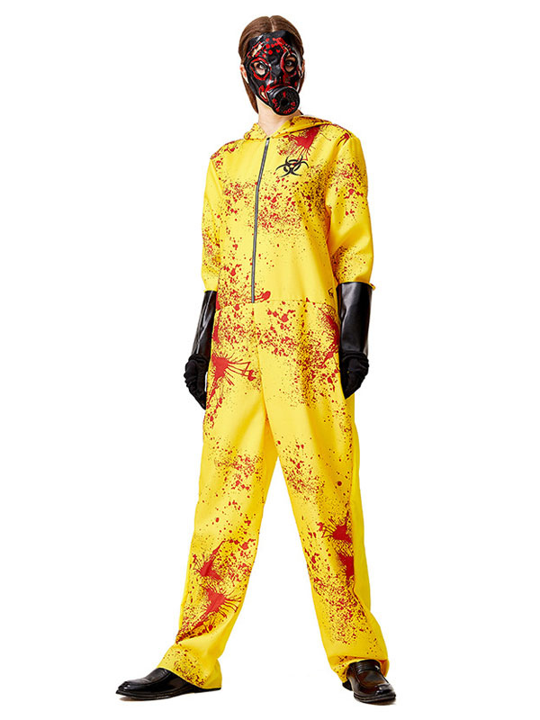 Halloween Hazmat Costumes Toxic Fun Zombie Protection Suit - Milanoo.com