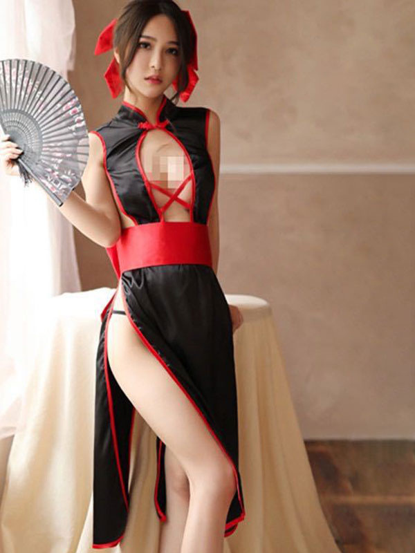 Lingerie Sexy  Costumes | Sexy Cheongsam Qipao Dress Carnival Costume - OD33587